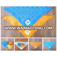 Custom printed triangular bandana with your own design