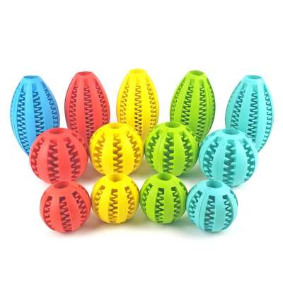 Hot Sale Rubber Pet Treat Ball,Tooth Cleaner Dog Cleaning Chew Toys Indestructible Pet Toy