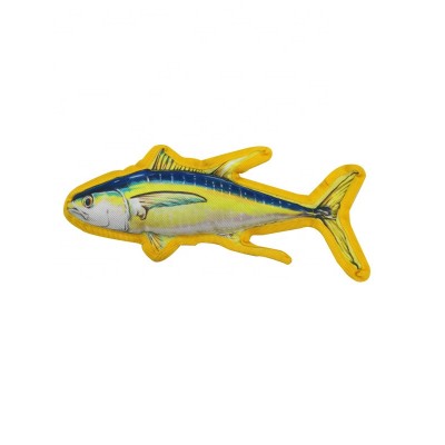 Wholesale Printing Tuna squeaky pet toy plush toy for dog chewing